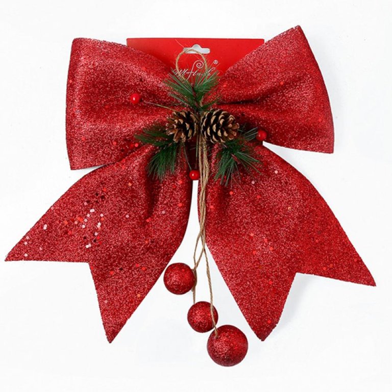 Christmas Bows for Gift Wrapping Gift Bows with Ribbon for Christmas,  Wedding Gift Baskets 